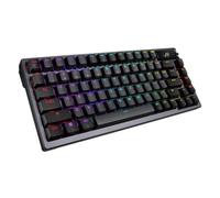 Asus ROG AZOTH Compact 75% Mechanical RGB Gaming Keyboard, Wireless/Btooth/USB, Hot-Swap ROG NX Snow Switches, OLED Display, Control Knob, Mac Support, Black