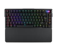 ASUS ROG Azoth Extreme 75% Gaming Mechanical Keyboard, Aluminum Chassis, Carbon Fiber Plate, Adjustable Gasket Mount, 3-Layer Dampening, OLED Touchscreen, ROG NX Snow Switches, PBT Keycaps | UK Layout