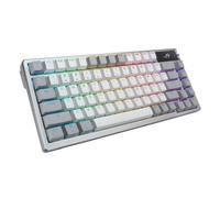 ASUS ROG Azoth 90MP031A 75% Form Factor OLED RGB Wireless Gaming Keyboard Gunmetal White