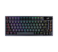 ASUS ROG Azoth Mechanical Gaming Keyboard 75%, Metal Cover, Switch ROG NX Red Lubricated, ABS, Lubricated Kit, IR, BT and USB-C, OLED Display, Three Heights and Compatible with Mac - Spanish QWERTY