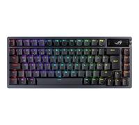 ASUS ROG Azoth RGB Gaming Keyboard (German Layout, 75% Keyboard Form Factor, ROG NX Mechanical Switches, OLED Display, with Bluetooth® or 2.4GHz RF Wireless, USB, Windows & MacOS Mode, Black)