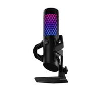 ASUS ROG Carnyx USB Gaming Microphone (25mm Condenser Capsule, 192kHz/24-bit, Cardioid, high-Pass Filter, Built-in pop Filter, Metal Shock Mount, one-Touch Mute, USB, Aura Sync RGB)- Black