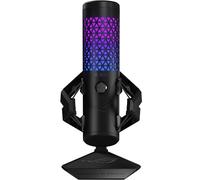 ASUS ROG Carnyx USB Gaming Microphone (25mm condenser capsule, 192kHz/24-bit, cardioid, high-pass filter, built-in pop filter, metal shock mount, one-touch mute, USB, Aura Sync RGB)- Black