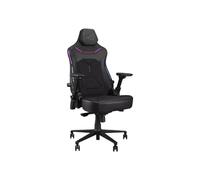 ASUS - ROG Courser Noir - Premium Gaming Chair with RGB Aura - 155° Reclining Backrest - 4D Armrests - Adjustable Lumbar Support - Magnetic Headrest - Up to 300 lbs