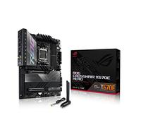 ASUS ROG Crosshair X670E Hero (WiFi 6E) Socket AM5 (LGA 1718) Ryzen 7000 Gaming Motherboard(18+2 Power Stages, PCIe® 5.0, DDR5,5xM.2 Slots,Front-Panel USB 3.2 Gen 2x2, USB4®, Wi-Fi 6E)