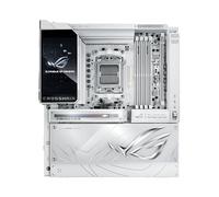 ASUS ROG Crosshair X870E Glacial Gaming Motherboard Socket AMD AM5 (E-ATX, Advanced AI, DDR5, 10G Ethernet, WiFi 7, 2X PCIe 5.0 NVMe SSD, 2X PCIe 4.0 M.2, 12x USB 10Gbps)