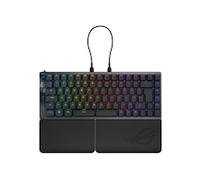 ASUS ROG Falcata 75pc Split Gaming Keyboard in Black with ROG HFX V2 Magnetic Switches