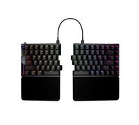 ASUS ROG Falcata Split Gaming Keyboard, 75% Ergo Tilt Angle, HFX V2 Hot-Swappable Magnetic Switches, Rapid Trigger, Hall Sensor, Three-Mode Connectivity, 8K Polling Rate, AZERTY