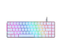 ASUS ROG Falchion Ace 65% RGB Compact Gaming Mechanical Keyboard, Lubed ROG NX Brown Switches & Switch Stabilizers, Sound-Dampening Foam, PBT Keycaps, Wired with KVM, Three Angles, Cover Case-White