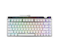 ASUS ROG Falchion Ace 75 HE Wired Analog/Hall Effect Gaming Keyboard - 75% TKL, USB, Hot Swappable HFX V2 Magnetic Switch, Rapid Trigger, 8KHz Polling, ABS Keycap, Carry Case, Web-based Config - White