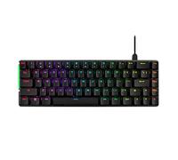ASUS ROG Falchion Ace Mechanical Gaming Keyboard, RGB Lighting, Red ROG NX Switches, Keyboard Stabilizers, Soundproof Foam, PBT Keys, Wired with KVM, Azerty Layout, Black