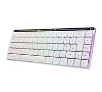 Asus ROG Falchion RX Low Profile 65% Wireless Aura RGB Keyboard - ROG RX Red Switches - White - UK Layout - 90MP03EC-BKEA10
