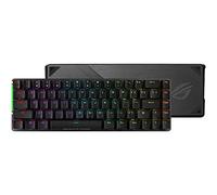 ASUS ROG Falchion Wireless 65% Mechanical Gaming Keyboard | 68 Keys, Aura Sync RGB, Extended Battery Life, Interactive Touch Panel, PBT Keycaps, Cherry MX Blue Switches, Keyboard Cover Case