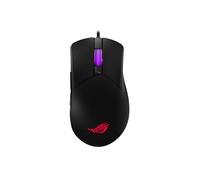 ASUS ROG Gladius III Core Wired Gaming Mouse, 72g Ergonomic, Push-Fit Swappable Switch, Micro Switch 100M ROG II, Optical Sensor 12K dpi, 1000Hz, 5 Programmable Buttons (Black)