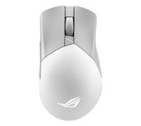 ASUS ROG Gladius III Wireless AimPoint Gaming Mouse, Connectivity (24GHz RF, Bluetooth, Wired), 36000 DPI sensor, 6 programmable buttons, ROG SpeedNova, Replaceable switches, Paracord cable, White