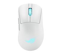 ASUS ROG Keris II Origin Gaming Mouse - Pro-Tested Ergonomic Design, 65g, 42K DPI Precision Sensor, Customizable Push-Fit Switch, Multiple-Device Connectivity (2.4GHz RF, Bluetooth, Wired USB) - White