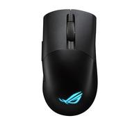 ASUS ROG Keris Wireless AimPoint Gaming Mouse, Tri-mode connectivity (2.4GHz RF, Bluetooth, Wired), 36000 DPI sensor, 5 programmable buttons, ROG SpeedNova, Replaceable switches, Paracord cable, Black