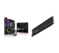 ASUS ROG Maximus Z790 Hero Intel® Z790 LGA 1700 ATX motherboard, 20 + Crucial T700 4TB Gen5 NVMe M.2 SSD - Up to 12,400 MB/s - DirectStorage Enabled