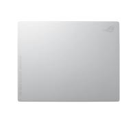 ASUS ROG Moonstone Ace L Glass Gaming Mouse Pad, Ultra-smooth Surface, Noise-Reducing Design, 9H Tempered Glass, Impact & Scratch Resistant, Anti-slip Silicone Base, 500 x 400 mm, White