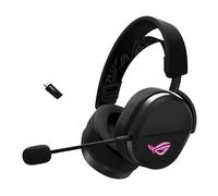 ASUS ROG Pelta Wireless Gaming Headset (BT, ROG SpeedNova 2.4GHz, USB-C, Lightweight 10.9oz, 50mm Titanium Plated ROG Drivers, 10mm Super Wide Band Microphone, RGB, 70HR Battery, for PC, Switch, PS5)