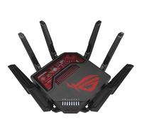 ASUS ROG Rapture GT-BE19000 wireless router Multi-Gigabit Ethernet Tri-band (2.4 GHz / 5 GHz / 6 GHz) Black, Red