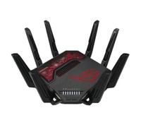 ASUS ROG Rapture GT-BE19000 wireless router Multi-Gigabit Ethernet Tri-band (2.4 GHz / 5 GHz / 6 GHz) Black, Red