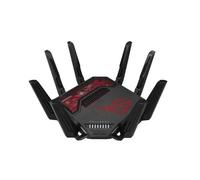 ASUS ROG Rapture GT-BE19000 wireless router Multi-Gigabit Ethernet Tri-band (2.4 GHz / 5 GHz / 6 GHz) Black, Red