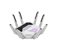 ASUS ROG Rapture GT-BE19000AI wireless router 10 Gigabit Ethernet Tri-band (2.4 GHz / 5 GHz / 6 GHz) White