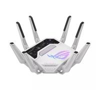 ASUS ROG Rapture GT-BE19000AI wireless router 10 Gigabit Ethernet Tri-band (2.4 GHz / 5 GHz / 6 GHz) White