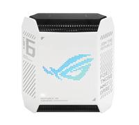 ASUS ROG Rapture GT6 (1PK) Tri-Band WiFi 6 Gaming Router, Covers up to 2,900 Sqm, 2.5 Gbps Port, Three-Level Game Acceleration, UNII 4, Lifetime Internet Security, Moonlight White