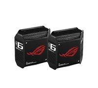 ASUS ROG Rapture GT6 (2PK) Tri-Band WiFi 6 Gaming Mesh WiFi System, Covers up to 5,800 sq ft, 2.5 Gbps Port, Triple-Level Game Acceleration, UNII 4, Free Lifetime Internet Security, Black