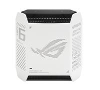 ASUS ROG Rapture GT6 Tri-Band WiFi 6 Mesh System - for home & gaming, smart antenna, covers up to 5,800sq ft, triple-level game acceleration, free internet security, 2.5 G Ethernet port, White