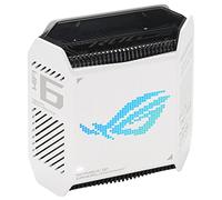 ASUS ROG Rapture GT6 Tri-Band WiFi 6 Mesh System (1 Pack) - for home & gaming, smart antenna, covers up to 5,800sq ft, triple-level game acceleration, free internet security, 2.5G Ethernet port, White