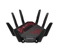 ASUS ROG Rapture GT-BE19000 wireless router Multi-Gigabit Ethernet Tri-band (2.4 GHz / 5 GHz / 6 GHz) Black, Red