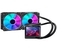 ASUS ROG Ryujin II 240 ARGB All-in-one Liquid CPU Cooler 240mm Radiator (3.5" Color LCD, Embedded Pump Fan, 2X ROG 120mmARGB Radiator Fans,Compatible with Intel LGA1700,1200 and AM5, AM4 Socket),BLACK