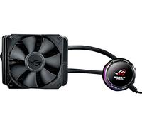 Asus ROG RYUO 120 RGB AIO Liquid CPU Cooler 120mm Radiator (120mm 4-Pin PWM Fan) with Livedash OLED Panel and Fanxpert CONTROLS