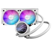 ASUS ROG Ryuo III 240 - White edition - all-in-one liquid CPU cooler with Asetek 8th gen pump solution, Anime Matrix LED Display and ROG ARGB cooling fans