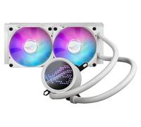 ASUS ROG RYUO III 240 ARGB White Edition All-in-one AIO Liquid CPU Cooler 240mm Radiator, Asetek 8th gen Pump Solution, Anime Matrix™ LED Display and ROG AF 12S ARGB Fan.