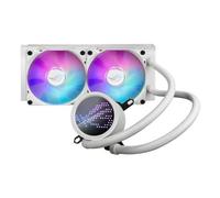 ASUS ROG Ryuo III 240 ARGB White Edition. Type: Liquid cooling kit Fan diameter: 12 cm Rotational speed (max): 2200 RPM Maximum air pressure: 3.88 mmH2O. Product colour: White