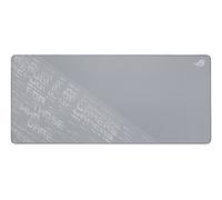 ASUS ROG Scabbard II Arctic Gray XXL Gaming Mouse Pad (Large 900 x 400 mm Mousepad, Water, Oil and Dust Resistant Surface, Fray Resistant, Flat Stitched Edges, Non-Slip Rubber Base, Grey)