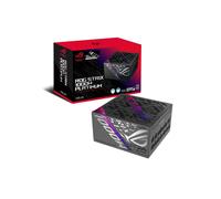 ASUS ROG Strix 1000W Platinum Equalizer ATX Gaming Power Supply (ROG Equalizer 12V-2x6 PCIe Power Cable, GaN-MOSFET, OLED Display, 80 Plus & Cybenetics Certification, ATX 3.1, PCIE 5.1, Black)