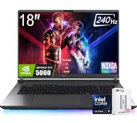 ASUS ROG Strix 18 (2025) Gaming Laptop, 18” ROG Nebula HDR 16:10 2.5K 240Hz/3ms, NVIDIA GeForce RTX 5060, Intel Core Ultra 9 275HX, 32GB DDR5, 1TB PCIe SSD, Wi-Fi 7, Win 11 Home,W/128GB PSD