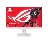 ASUS ROG Strix 27” 4K HDR USB-C Gaming Monitor (XG27UCG-W) - White, UHD (3840x2160) Dual Mode (4K 160Hz or FHD 320Hz), 1ms, Fast IPS, ELMB Sync, G-SYNC Compatible, AI Gaming, 3yr Warranty