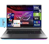 ASUS ROG Strix AI Gaming Laptop 18" 240Hz IPS WQXGA Display (Intel Ultra 9-275HX, GeForce RTX 5070 8GB, 32GB DDR5, 8TB PCIe SSD, Win 11 Home) w/MS 365 Personal, DKZ USB Port Expander