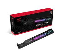 ASUS ROG Strix ARGB Graphics Card Holder (GPU Holder, AURA Sync ARGB Lighting, Adjustable Size, Easy Mount, Compatible with ATX Cases, Black)