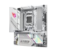 ASUS ROG Strix B850-G Gaming Wi-Fi AMD mATX Motherboard, 14+2+1 Power Stages, DDR5, PCIe 5.0 Slots, 4 M.2 Slots, Wi-Fi 7 (802.11be) and 2,5 Gb Ethernet, 20 Gbps USB-C, Aura Sync RGB, White