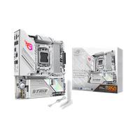 ASUS ROG Strix B850-G Gaming Wi-Fi AMD mATX Motherboard, 14+2+1 Power Stages, DDR5, PCIe 5.0 Slots, 4 M.2 Slots, Wi-Fi 7 (802.11be) and 2,5 Gb Ethernet, 20 Gbps USB-C, Aura Sync RGB, White
