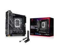 ASUS ROG Strix B860-I Gaming WiFi, Mini-iTX Motherboard, Advanced AI Ready, 10+1+2+1 Power Stages, DDR5, PCIe 5.0, Two M.2 Slots, WiFi 7, ASUS AI Advisor, AI Networking II