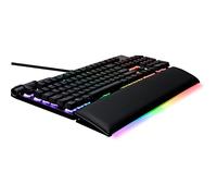 ASUS ROG Strix Flare II Animate 100% RGB Gaming Keyboard - Hot-swappable, ROG NX Red Linear Switches, Customizable LED Display, PBT Keycaps, Acoustic Dampening Foam, Media Controls, Wrist Rest