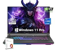 ASUS ROG Strix G16 16" 240Hz Gaming Laptop Intel-i9-14900HX(24 cores), NVIDIA GeForce RTX 4060, 32GB DDR5 RAM, 2TB SSD, Wi-Fi 6, Backlit Keyboard, Windows 11 Pro & Microsoft Office Lifetime License